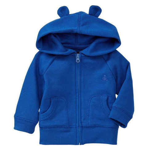 [빠른배송] Bear terry zip hoodie (sapphire)
